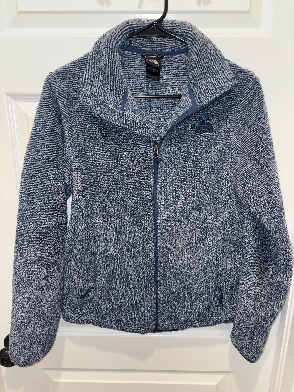 The North Face Women's Heathered Navy Teddy Fleece Jacket